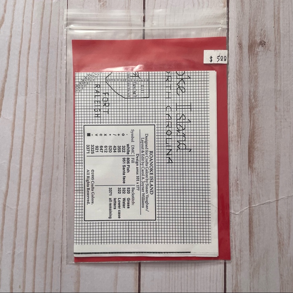 Roanoke Island Cross Stitch Pattern - Picture 2 of 3
